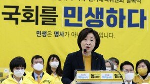 심상정 “정의당, 비례연합정당 불참…투표지에 정의당 있을 것”