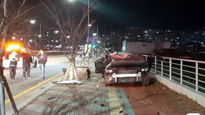 차량 ‘두 동강’ 교통사고 남은 1명도 결국…탑승자 5명 모두 사망