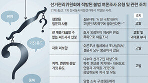 ‘정체불명 여론조사’ 유튜브 등서 말하면… “선거법 위반입니다”