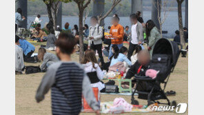 사회적 거리두기 아직 끝 아닌데…나들이 인파 ‘북적’