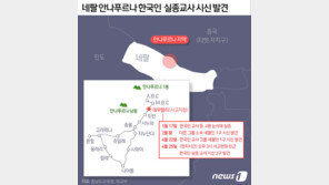안나푸르나 100일만에 발견 시신 2구…한국인 교사로 확인