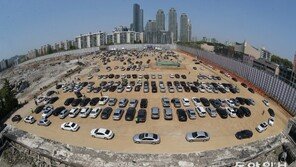 [청계천 옆 사진관]‘드라이브 스루’ 재건축 조합 총회…여긴 어디?