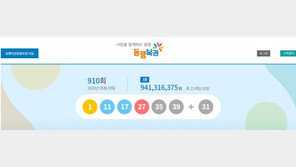 로또 1등 21명 9억4천만원씩…당첨번호 ‘1·11·17·27·35·39’
