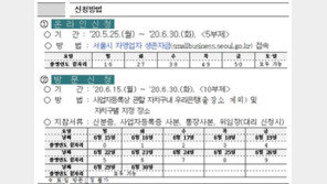 ‘140만원 지원’ 서울시 자영업자 생존자금 접수…신청기간·자격요건은?