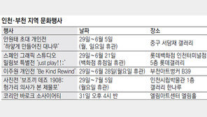 [인천판/문화가]인천·부천지역 문화행사
