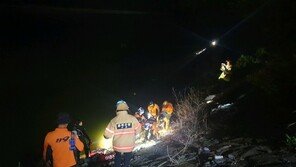 여성 5명 탄 승용차 대청호로 추락…3명 사망 ·2명 부상