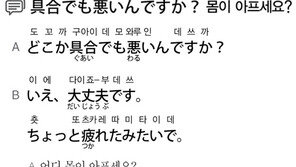 [시사일본어학원]몸이 아프세요?