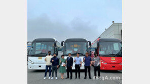 만트럭버스코리아, 부산광역시에 ‘만 라이온스 투어링 버스’ 3대 인도