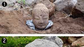 통일신라 석조여래좌상 ‘머리’ 찾았다
