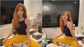 현아, 노란바지·킬힐로 시선 강탈… 숨길 수 없는 힙함