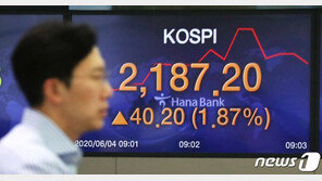 코스피 석달 만에 2180선 넘어…코스닥도 0.9%↑