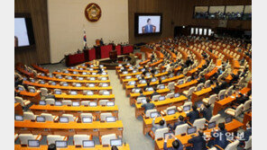 반쪽 개원한 21대 국회…53년 만에 제1야당 빼고 국회의장 선출