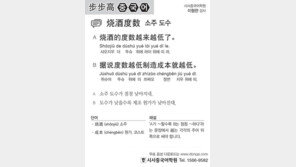 [시사중국어학원]소주 도수