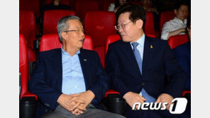 이재명 “김종인과 맞짱토론을…‘기본소득’ 채가는 정치감각은 정말” 