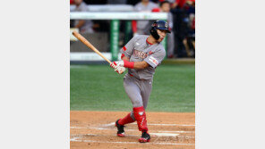 ‘지치지 않는’ 최지훈, SK 타선 신흥 활력소