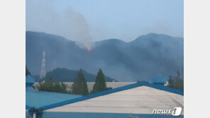 양산 금정산 화재 진압 70%…날 어두워져 소방헬기 철수