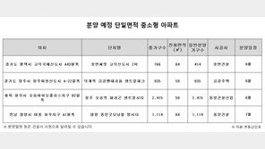 지역 특화 단일면적 ‘승부수’ 띄우는 건설사들… 분양 앞둔 중소형 단지 눈길