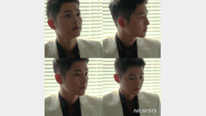 송중기, 다시 유시진 대위?…짧은 머리 깜짝 근황 공개