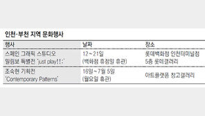 [인천판/문화가]인천·부천지역 문화행사