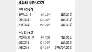 [오늘의 황금사자기]광주일고 外