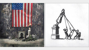 뱅크시 “노예무역상 끌어내린 시민 동상 세우자”