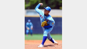 [포토] 백근영 ‘강력한 투구’