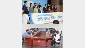 15일 본회의… 與 “법사위원장 뽑을것” 통합당 “국회 전면보이콧”