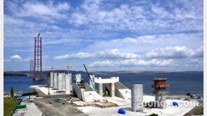 대림산업·SK건설, 세계 최대 규모 터키 차나칼레대교 주탑 시공