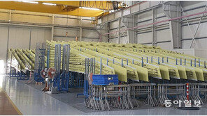 “수출 막힌 항공기 날개, 창고에 쌓여가기만”