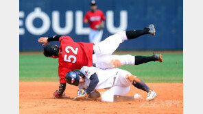 [포토] 위험한 충돌!