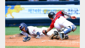 [포토] 김도영 ‘허무한 홈 대시~’