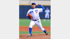 [포토] 김윤제 ‘힘찬 투구’