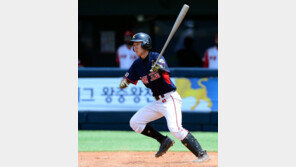 [포토] 이종욱 ‘제대로 맞은 2루타’