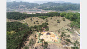 합천 옥전고분군서 다라국 가야 장군 추정 무덤 발굴