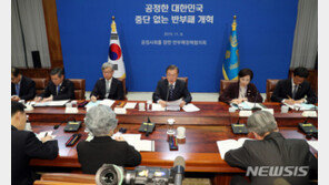 文대통령, 22일 반부패정책협의회 주재…추미애-윤석열 만남 주목