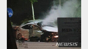 무면허 운전 10대 마주오던 차 들이받아 6명 중경상