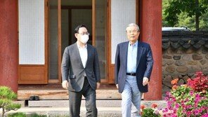 주호영, 이번엔 속리산 법주사…김종인이 직접 내려갔다