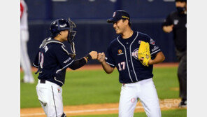 ‘1465일만의 SV’ 두산 홍건희 “팀 연승에 일조한 것 같아 기뻐”