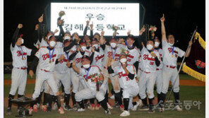 [포토] 김해고 ‘영광의 황금사자기 우승!’