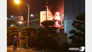 여수 삼남석유화학서 기름 유출 화재…인명피해 없어
