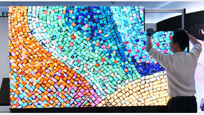 LG전자, 레고처럼 쌓는 조립형 LED 사이니지 출시