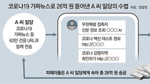 ‘감염지역 확인’ 눌렀더니 도박사이트… 활개 치는 코로나 피싱