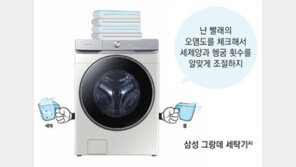 삼성 의류케어 비밀병기, 탁도-온도-습도 센서… 여름을 부탁해