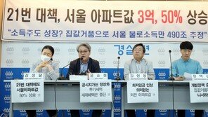 경실련 “文정부 서울 아파트값 52% 올라…MB·朴 시절 2배”