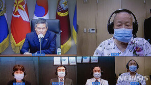 정경두, 6·25전쟁 참전용사에 “아픈 역사 되풀이 않아” 다짐