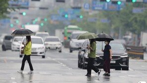 제주 시간당 30㎜ 장맛비…폭염 물러가 낮 21~27도