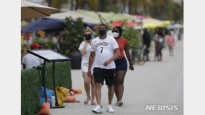 ‘코로나 비상’ 플로리다 할리우드市, 마스크 착용 긴급명령