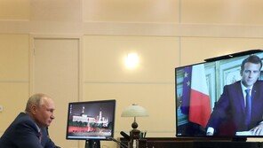 푸틴, 마크롱 러시아 초청…화상으로 佛·러 관계개선 논의