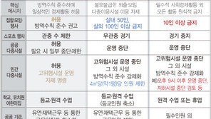 사회적 거리두기 3단계로 구분…하루 지역발생 50명 넘으면 적용