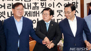여야, 朴의장 주재 원구성 담판 3시간째 마라톤 협상